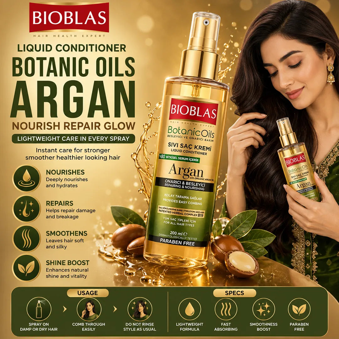 Bioblas Liquid Conditioner 250ml Botanic Oils Argan product specifications