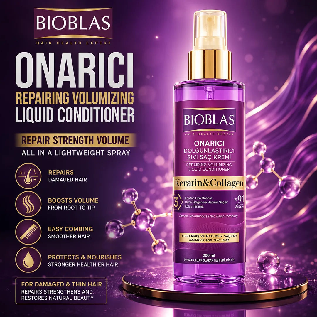 Bioblas Onarıcı Repairing Volumizing Liquid Conditioner 200ml bottle
