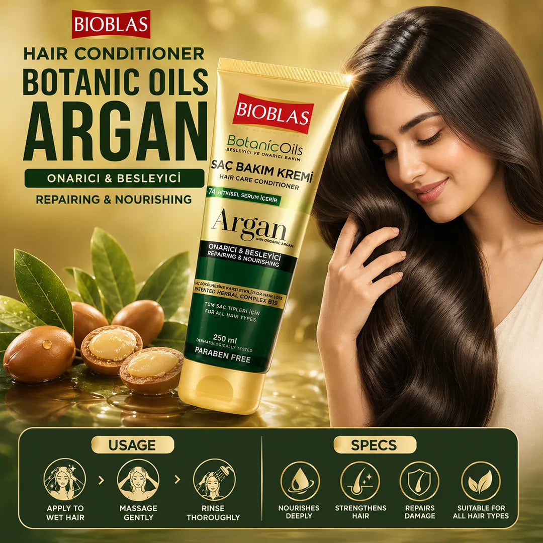 Bioblas Hair Conditioner 250ml Botanic Oils Argan product specifications