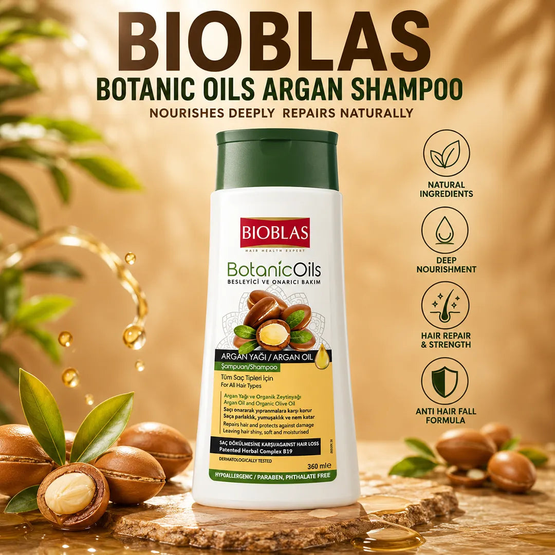 Bioblas Shampoo 360ml Botanic Oils Argan 150+ product specifications