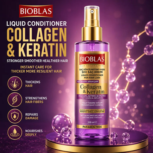 Bioblas Liquid Conditioner 200ml Collagen and Keratin bottle