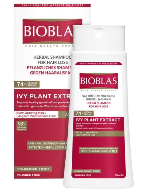BIOBLAS SHAMPOO 360ML IVY PLANT EXTRACT